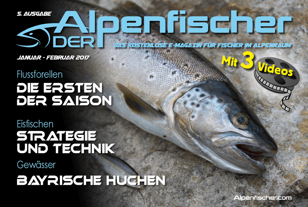 Gratis fischermagazin, Kostenloses Anglermagazin, Der Alpenfischer, Petri Heil, fischen, angeln, Fischer, Angler, Forellen, Huchen