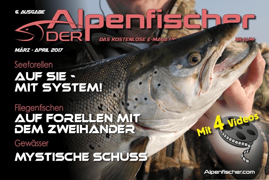 Gratis Fischermagazin, Kostenloses Anglermagazin, Der Alpenfischer, fischen, angeln, Fischer , Angler