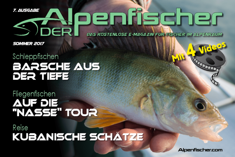 Alpenfischer Sommermagazin, Kostenloses Anglermagazin, Fischermagazin gratis, Fischer, angler, fischen, angeln, Spinnfischen, Fliegenfischen, Grundfischen, Hech