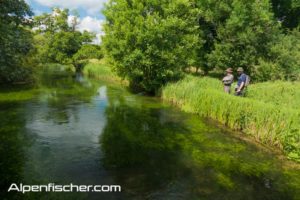 fischen, Alpenfischer, River Test, England